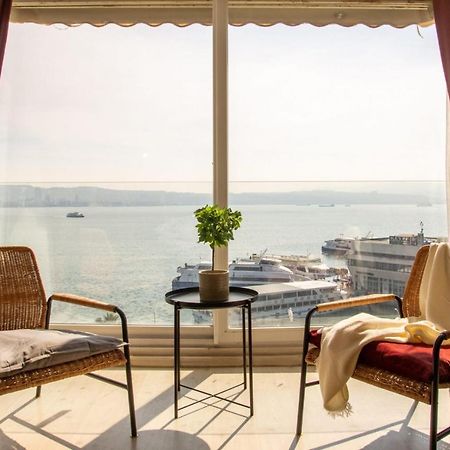 Appartement Exceptional Flat With Gorgeous Sea View In İzmir Extérieur photo